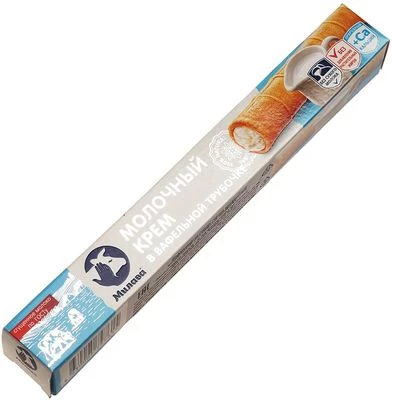 Молочный крем в вафельной трубочке 70г-0}