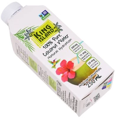 Кокосовая вода King Island 250мл-1}