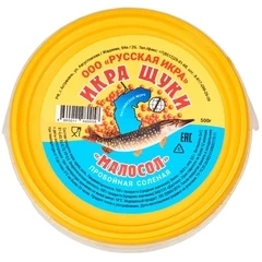 Икра щуки светлая без консервантов замороженная 500г