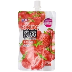 Желе питьевое с конжаком Клубника Китай 160г