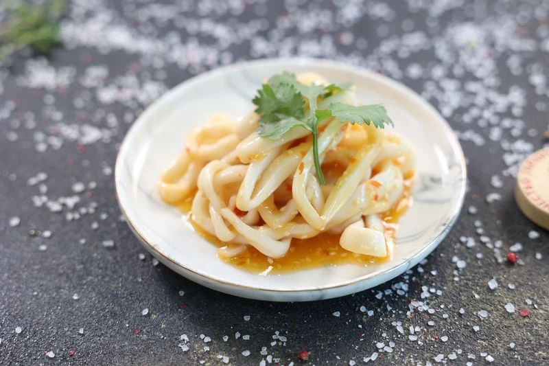 Кальмар в кисло-сладком соусе