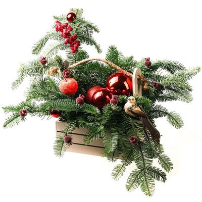 Букет новогодний Лед и пламя-0}