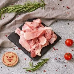 Поджарка из свинины окорок охлажденный от Шефа ~400г