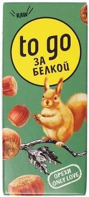 Шоколадный батончик To go с фундуком 45г