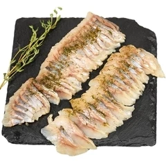 Сельдь слабосоленая с укропом филе-кусочки Деликатеска 100г