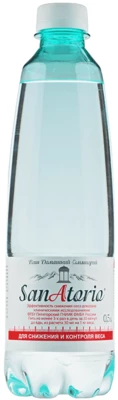 Вода СанАторио минеральная газированная 0,5л -0}