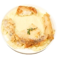 Рыба жареная с картофельным пюре Деликатеска 230г