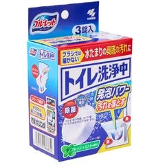 Таблетки Bluelet Bowl Cleaning Tablets для очищения сливного отверстия унитаза Япония 3шт
