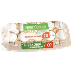 Яйцо куриное Деревенское СО отборное 10шт