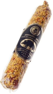 Колбаса сырокопченая из кабана в горчице 250г-1}