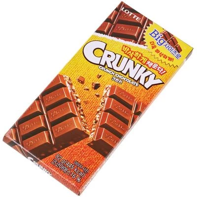 Шоколад хрустящий Big Crunky Корея 82г -1}