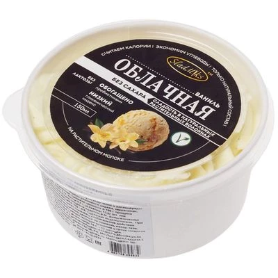 Мороженое безлактозное Облачная ваниль SladMiks без сахара 90г-1}