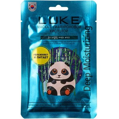 Маска для лица Hanwoong Luke Essence с гиалуроновой кислотой Корея 21г-0}