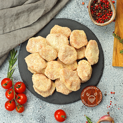 Наггетсы из цыпленка от Шефа ручная работа авторский рецепт Деликатеска 400г-0}