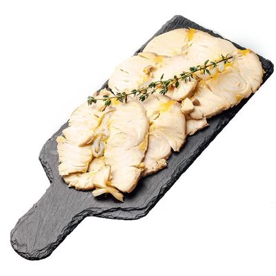 Осетр горячего копчения нарезка Деликатеска 200г-0}