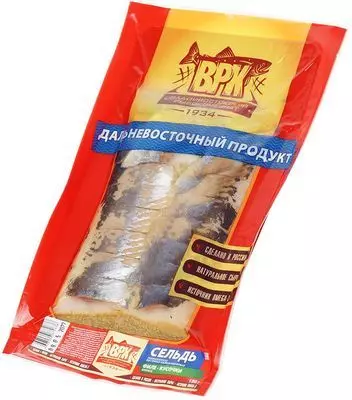 Сельдь тихоокеанская жирная малосоленая филе-кусочки 130г - купить в ...
