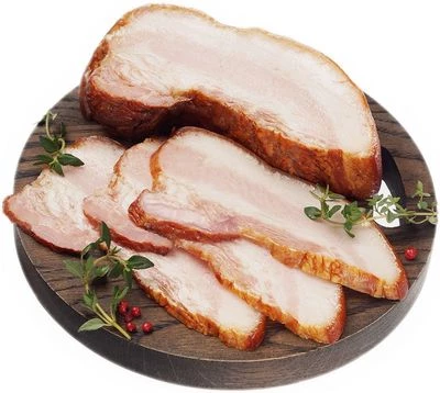 Щековина свиная Дмитровская варено-копченая ~400г-0}