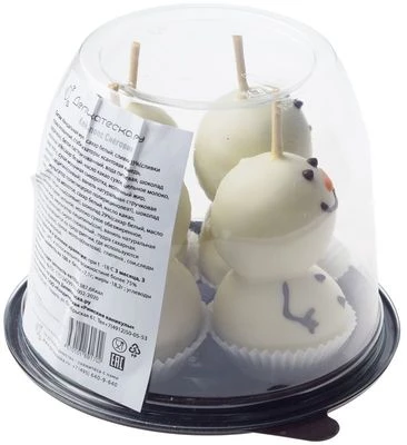 Кейк-попс Снеговик Деликатеска 300г-1}