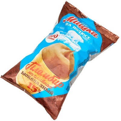 Мороженое пломбир шоколадный Мишка 100г-0}
