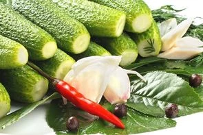 Огурчики хрустящие малосольные 