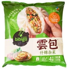 Булочки бао  с чапче Bibigo Китай 320г