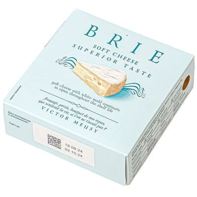 Сыр мягкий Бри с белой плесенью 60% жир. 125г-1}
