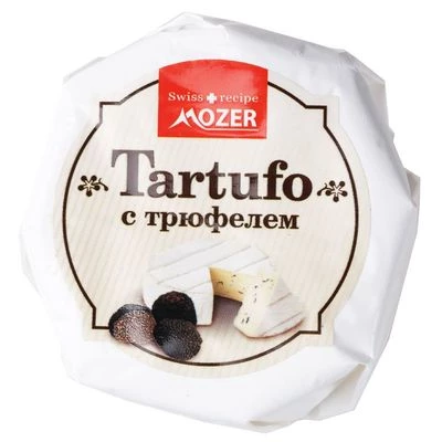 Сыр мягкий с белой плесенью Тартюфо с трюфелем 50% жир. 100г-1}