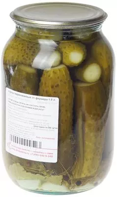 Огурцы маринованные от фермера Деликатеска 1л - купить в Москве по ...