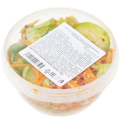 Кабачки маринованные с морковью по-корейски Деликатеска 300г-1}