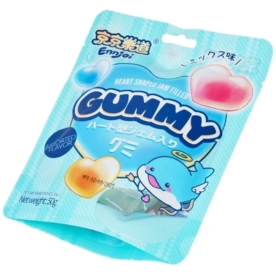 Конфета желейная в форме сердца Heart Shaped Jam Filled Gummy Китай 50г-1}