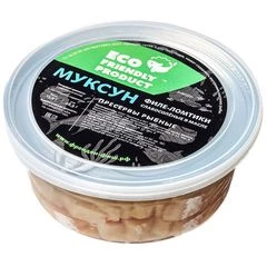 Муксун слабосоленый в масле нарезка 200г