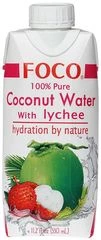Кокосовая вода со вкусом личи Foco 330мл