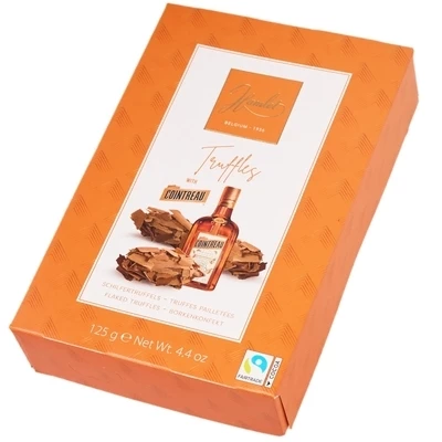 Конфеты Трюфели из молочного шоколада с ликером Cointreau Hamlet Бельгия 125г-1}