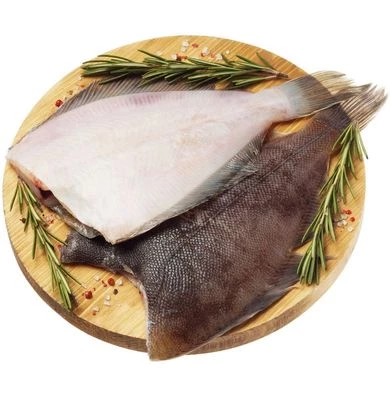 Камбала белобрюхая потрошеная без головы~1кг-0}