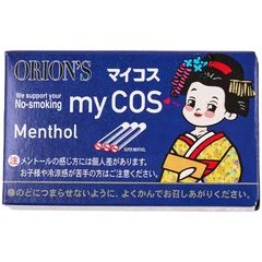 Kонфеты Сигаретки со вкусом ментола Mycos Япония 14г