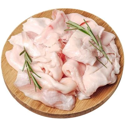 Свиное сало кусочки фермерское ~500г-0}