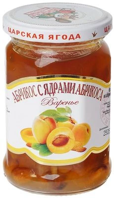 Варенье из абрикосов по-домашнему с ядрами абрикосов без консервантов 360г-0}