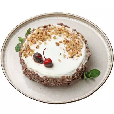 Торт Сметанный с вишней и орехами Деликатеска 650г - купить в Москве по выгодной цене в интернет-магазине Деликатеска.ру