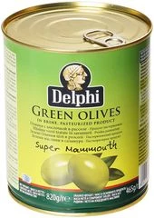 Оливки с косточкой Cупер Маммут в рассоле Греция 820г