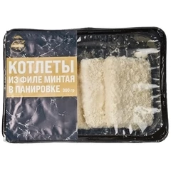 Котлеты из филе минтая 300г