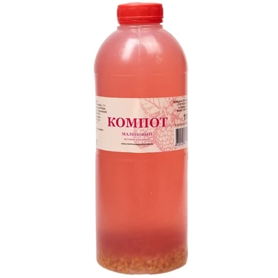Компот домашний малиновый 1л-0}