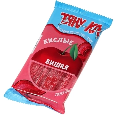 Мармелад жевательный со вкусом вишни 150г -1}