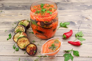 Закуска Кобра из баклажанов