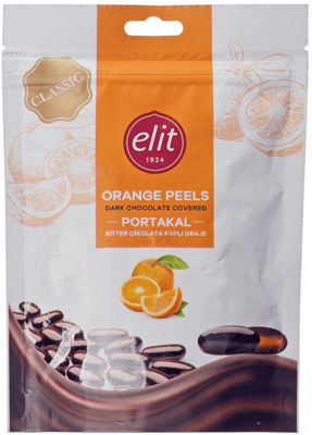 Апельсиновые цукаты в темном шоколаде 125г -0}