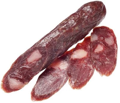 Колбаса Казылык из конины сыровяленая с чесноком халяль 270г-0}