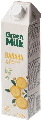 Напиток соевый со вкусом банана Green Milk 1л-1}