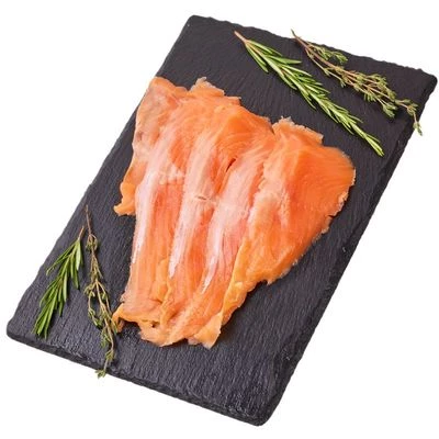 Кижуч слабосоленый нарезка Деликатеска 250г-0}