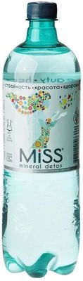 Вода лечебно-столовая Miss Mineral Detox газированная Стэлмас 1л-0}