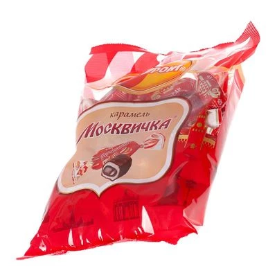 Конфеты карамель в шоколаде Москвичка Рот Фронт 250г-1}