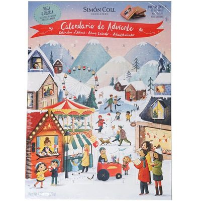 Шоколадный новогодний набор Адвент календарь Испания 120г-0}